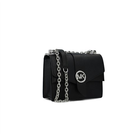 Sac à Bandoulière Michael Kors GREENWICH Noir 20 x 17 x 7 cm