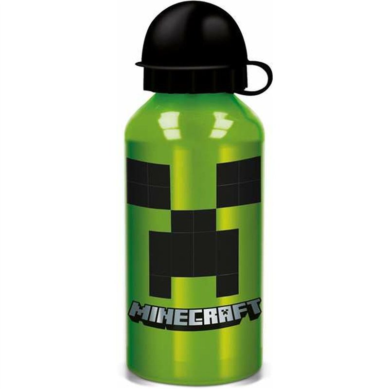 Bouteille Minecraft Creeper Green 400 ml Silicone Aluminium