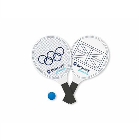 Raquettes de Plage avec Balle 38 x 19 x 0,60 cm