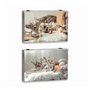 Boîte Décorative DKD Home Decor Multicouleur Bois MDF Spa Compteur (2 Unités)