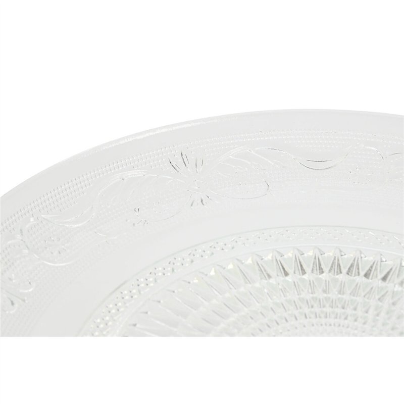 Image secondaire de Assiette plate Home ESPRIT Transparent Verre 29 x 29 x 9,2 cm