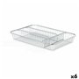 Range-couverts Kinvara CN-W7267-1 CHROME Argenté Argent Métal 26 x 4,5 x 35,5 cm (6 Unités)