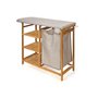 Table à Repasser Kipit 1443FL BAMBOO.1 Crème Tissu Bambou
