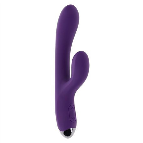 Vibration de Stimulation Double Evolved Playboy Violet Pourpre