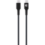 Câble Tissé USB C / USB C 3A 1.2m PD 60W Noir Bigben