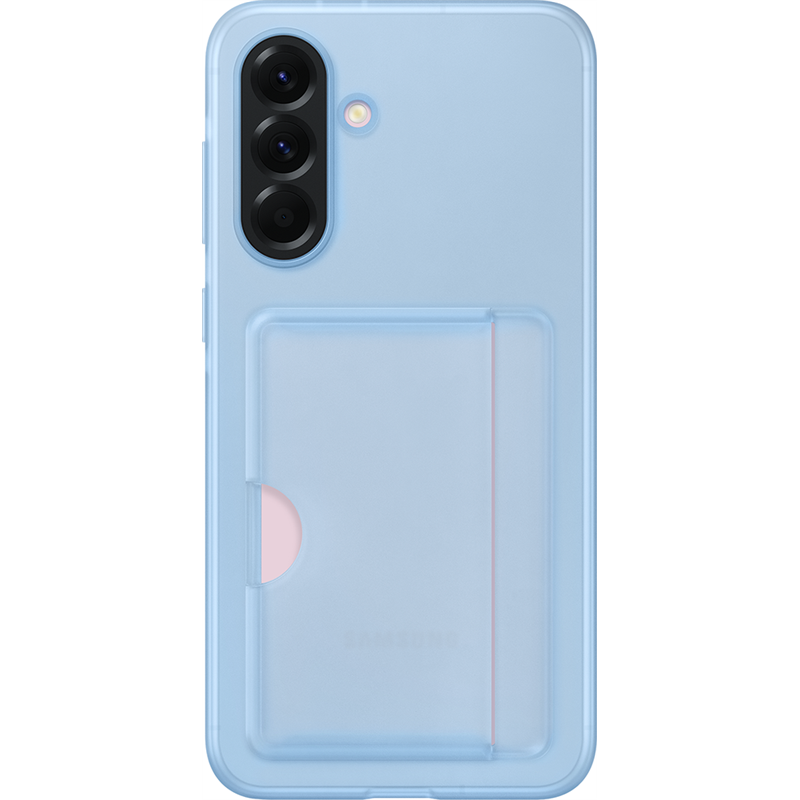 Coque Samsung Galaxy A56 5G Card Slot Porte-carte intégré Bleue Arctique Samsung