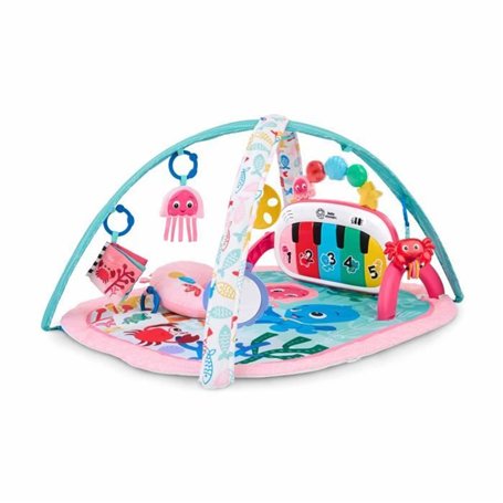 BABY EINSTEIN Tapis de sol éveil bébé fille évolutif 4-en-1 -Kickin' Tunes- jouet piano, arche jouets sensoriels, multilingue