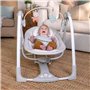 INGENUITY Transat bébé balancelle électrique pliable -Cosy Spot- arche jouets amovible, réglages balancement, minuterie, inclina