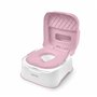 INGENUITY Marche pied et pot d'apprentissage avec cuvette amovible, Antidérapant, Assise ergonomique, rose