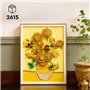 LEGO Art 31215 Vincent van Gogh  Les Tournesols - Tableau mural, Construction pour adulte