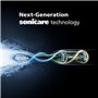 Brosse a dents - PHILIPS - HX7429/02 - Sonicare - Double manche Serie 7100 - Blanc & Noir - Eléctrique