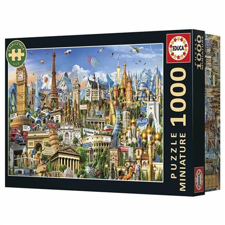 Puzzle Educa Europe Minature 1000 Pièces