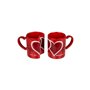 Lot de tasses Out of the Blue Rouge (2 Unités)