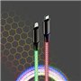 CABLE LUMINEUX RGB USB-C LIGHTNING 1M