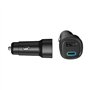 CHARGEUR VOITURE 30W USB-C USB-A NOIR