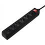 Hama Multiprise 6 Prises 16A avec Interrupteur (Rallonge multiprises 1.4m, Bloc 6 Prises Type F Schuko, 3500W Max, Idéal Bureau
