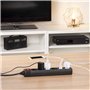 Hama Multiprise 6 Prises 16A avec Interrupteur (Rallonge multiprises 1.4m, Bloc 6 Prises Type F Schuko, 3500W Max, Idéal Bureau