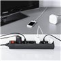 Hama Multiprise 6 Prises 16A avec Interrupteur (Rallonge multiprises 1.4m, Bloc 6 Prises Type F Schuko, 3500W Max, Idéal Bureau