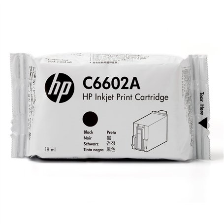 HP - C6602A - Cartouche d'encre standard, Noir - 18ml