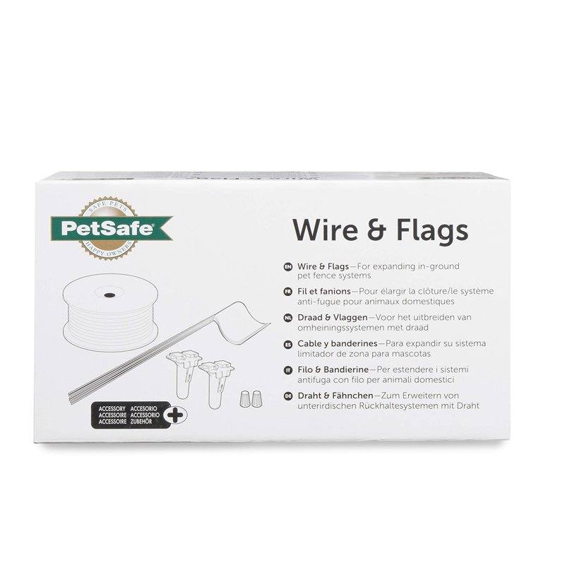 Image secondaire de PetSafe Fence Wire and Flag Kit, Includes 50 Boundary Flags and 152 metres of Wire, Expand Your in-Ground Fence