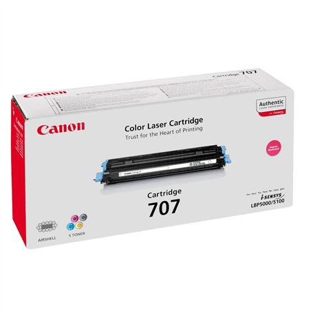 Canon Cartouche de Toner d'origine 707 Magenta - 9422A004