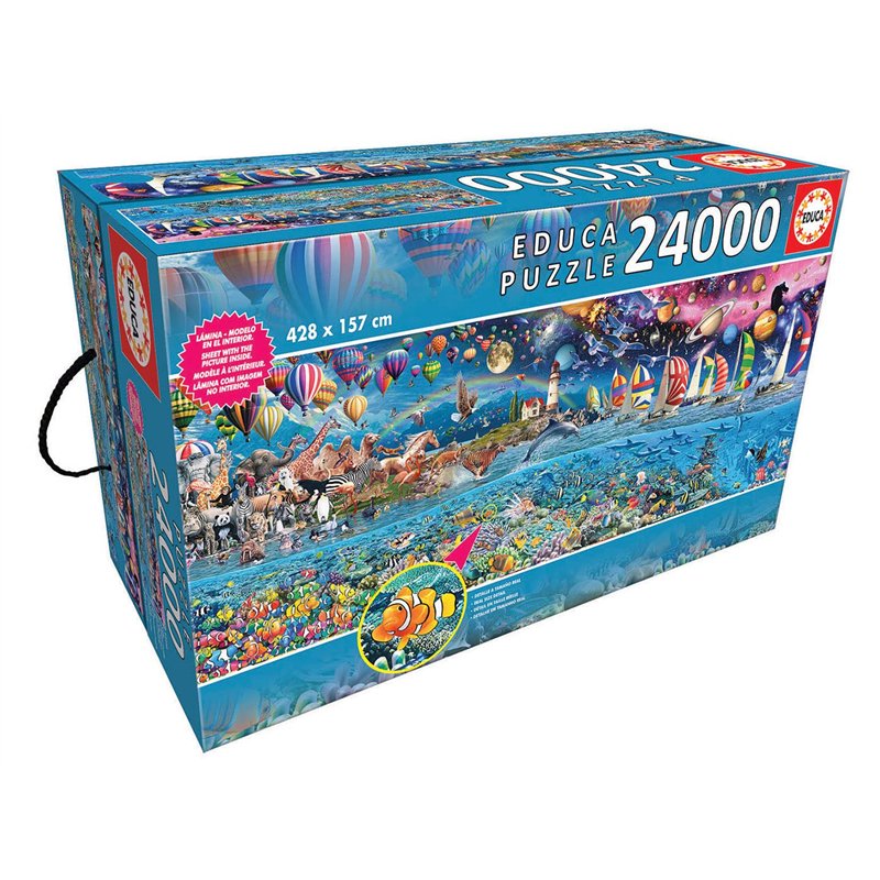 Educa - Puzzle 24000 pièces pour Adultes, La Vie, Le Plus Grande Puzzle (13434)