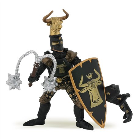 Papo - Figurine Maître des Armes avec Cimier Taureau, Héros du Monde Médiéval, Jouet enfant dès 3 Ans - Immersion dans l'Âge des