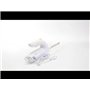 Clatronic EM 3062 — Couteau électrique dentelé en acier inoxydable, 150 W, blanc