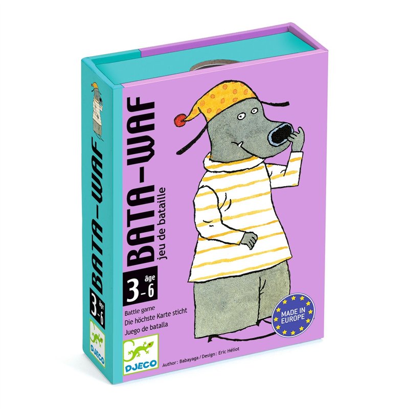 Image secondaire de DJECO Batawaf Jeu de 36 Cartes, 3 à 6 ans - Apprentissage des Jeux de Cartes - Développe Observation & Coopération - Compare la