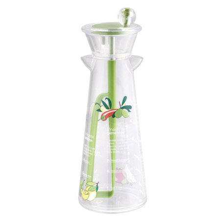 MASTRAD - Mélangeur à Vinaigrette - Création et Conservations Sauces Emulsions - Gradué - Livré Avec Recettes - Acrylique - capa