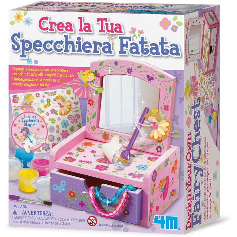4M Paint Your Own Fairy Mirror Chest
