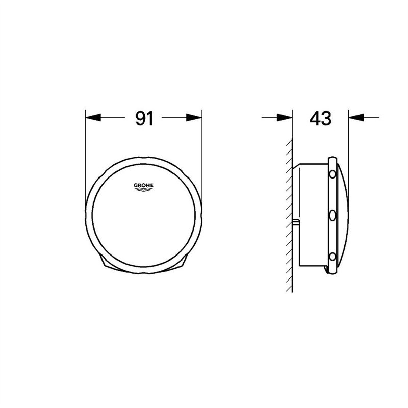 Image secondaire de Grohe Set de Finition Talentofill 19952000, Argent (Import Allemagne)