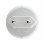 Adaptateur M Euro / F USA Blanc