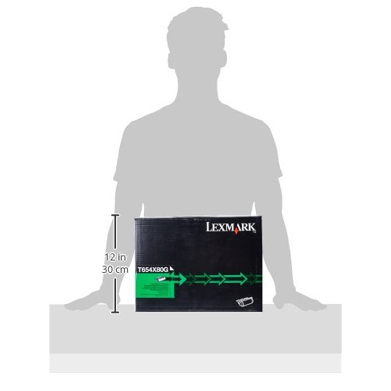 Image secondaire de Lexmark T654X80G Cartouche - rendement extra longue duree - noir - pour T654 et T656
