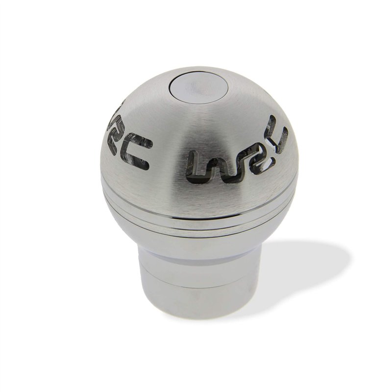 WRC 007300 Pommeau de Vitesse Lumineux Bleu. Aluminium Brillant / Brossé