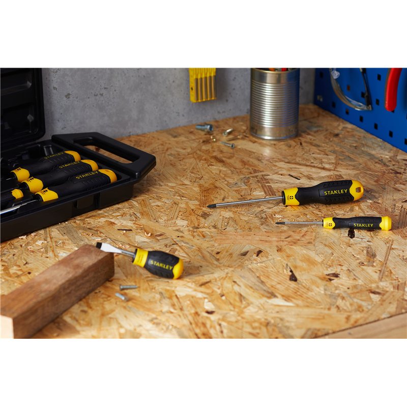 Image secondaire de Stanley 2-65-005 Tournevis Cushion Grip Jeu de 10 pièces