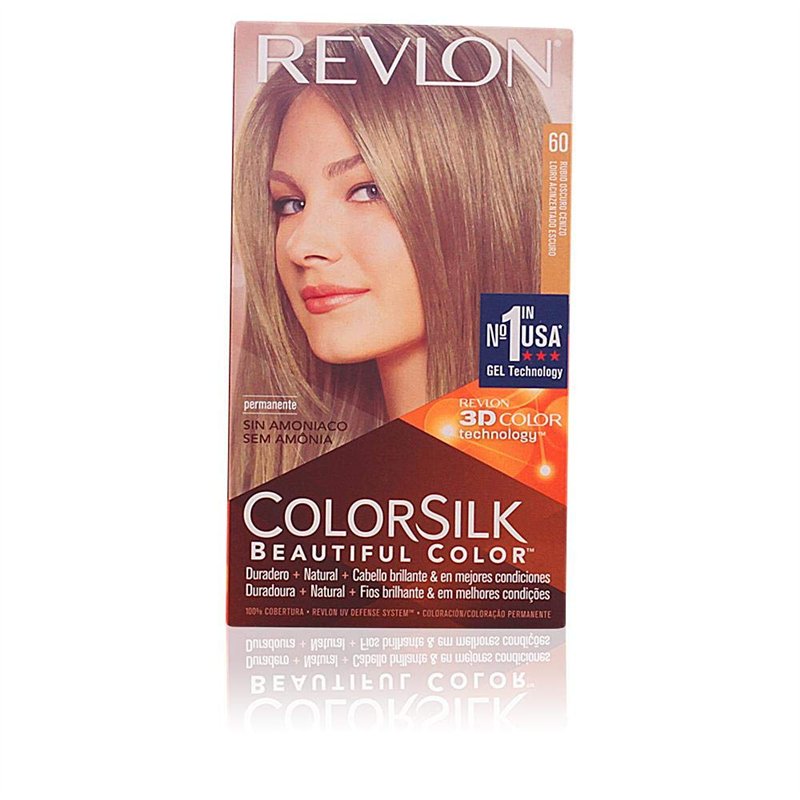 Image secondaire de REVLON Colorsilk Coloration des Cheveux N°60 Dark Ash Blonde 59,1 ml