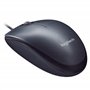 Logitech M90 Souris Filaire USB, Suivi Optique 1000 PPP, Ambidextre, Compatible avec PC/Mac/Portable - Noir