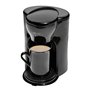 Clatronic Machine à Café 1 Tasse | Cafetière | Cafetière filtre avec tasse en céramique incluse | 140 ml | Petite cafetière filt