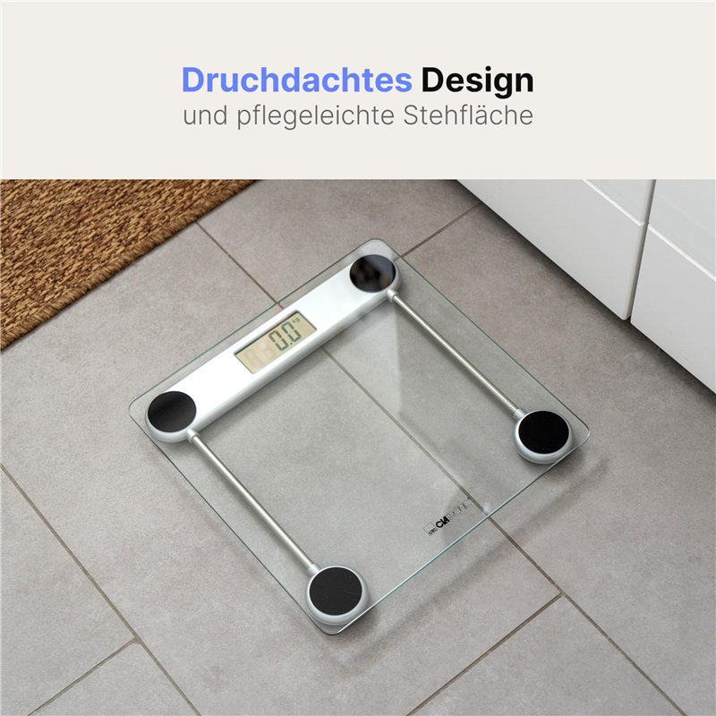 Image secondaire de Clatronic - PW 3368 - Pèse personne Electronique - Ecran LCD - 150 Kg