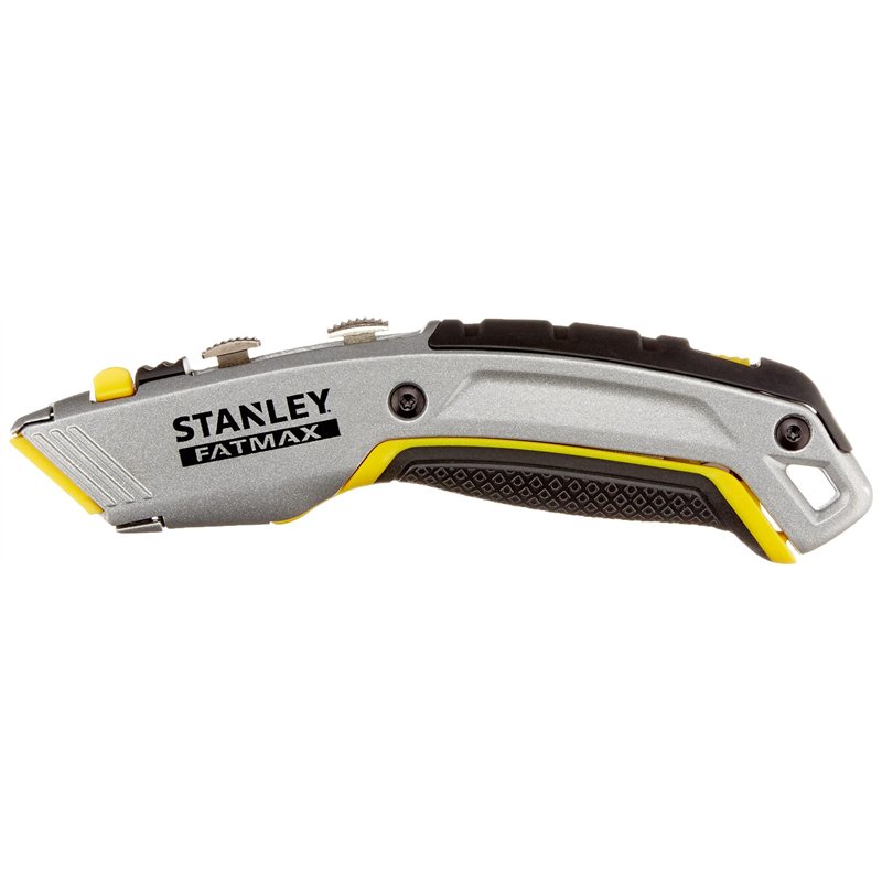 Image secondaire de Stanley 0-10-789 Couteau Doubles Lames Rétractables - Gamme Fatmax - Compatible Lames Standards - Verrouillage des Lames - Chang