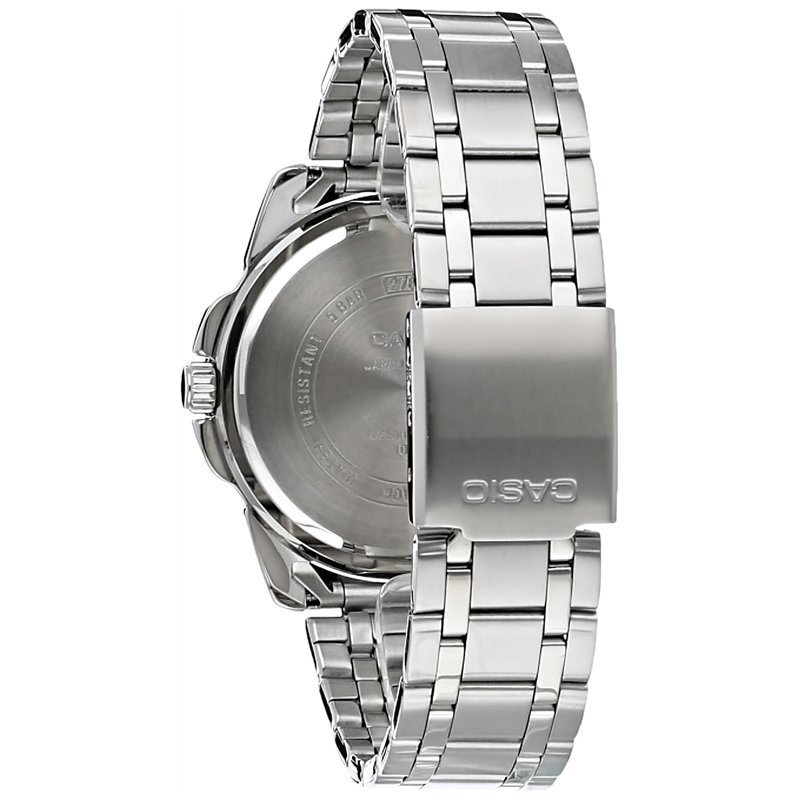 Image secondaire de Casio - MTP-1314D-1A - Classic - Montre Homme - Quartz Analogique - Cadran Noir - Bracelet Acier Gris