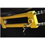 Cartec 493248 Asta antifurto pedale/sterzo rafforzata, Noir/Jaune