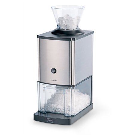 Trebs Broyeur à glace en acier inoxydable idéal pour les boissons gazeuses, les cocktails ou la préparation de desserts froids (