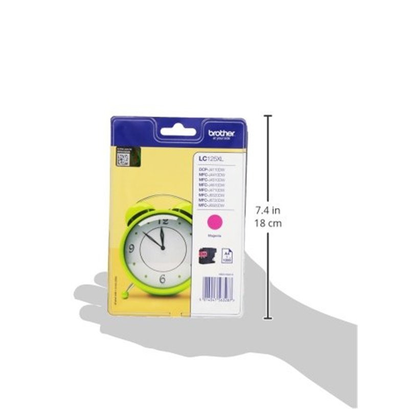 Image secondaire de Brother LC-125XLMBP Cartouche d'Encre Magenta Blister