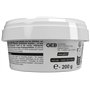 GEB Mastic d'étanchéité pour bonde de lavabo, évier, Baignoire, Douche ou pour Emboitement de tuyaux - Pot 200g - Beige