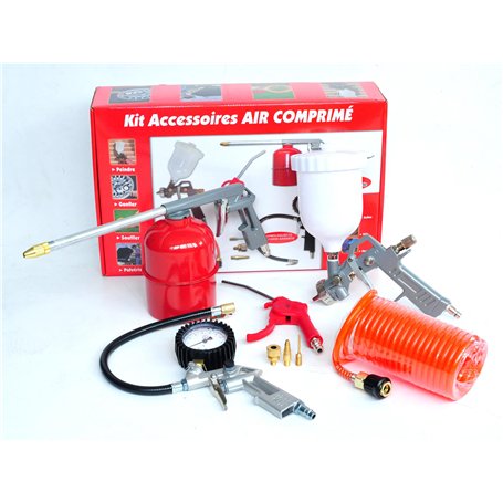 Prodif 5015 Kit de 8 Accessoires compresseur