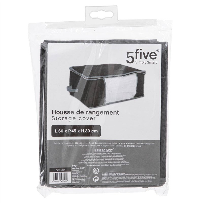 Image secondaire de 5five - housse rangements lit petit modèle noir