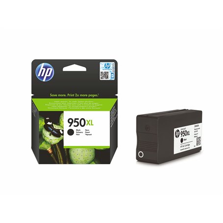 HP 950XL/951XL Pack de 4 Cartouches d'Encre Noir, Cyan, Magenta et Jaune grandes capacités Authentiques (C2P43AE)