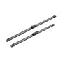 Bosch Balais d'Essuie–Glace Plats Aerotwin A862S, Longueur: 600mm/530mm – 1 Paire de Balais avant